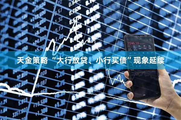 天金策略 “大行放贷、小行买债”现象延续
